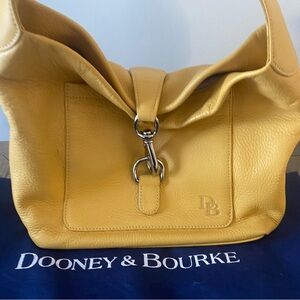 Dooney and Bourke Deep Yellow Hobo - Buttery Soft Leather & Excellent Condition!